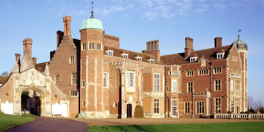 Madingley Hall from driveway