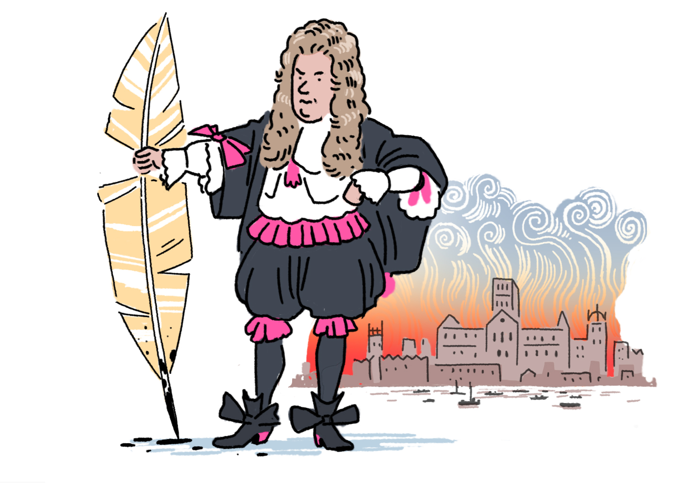 Illustration of Pepys