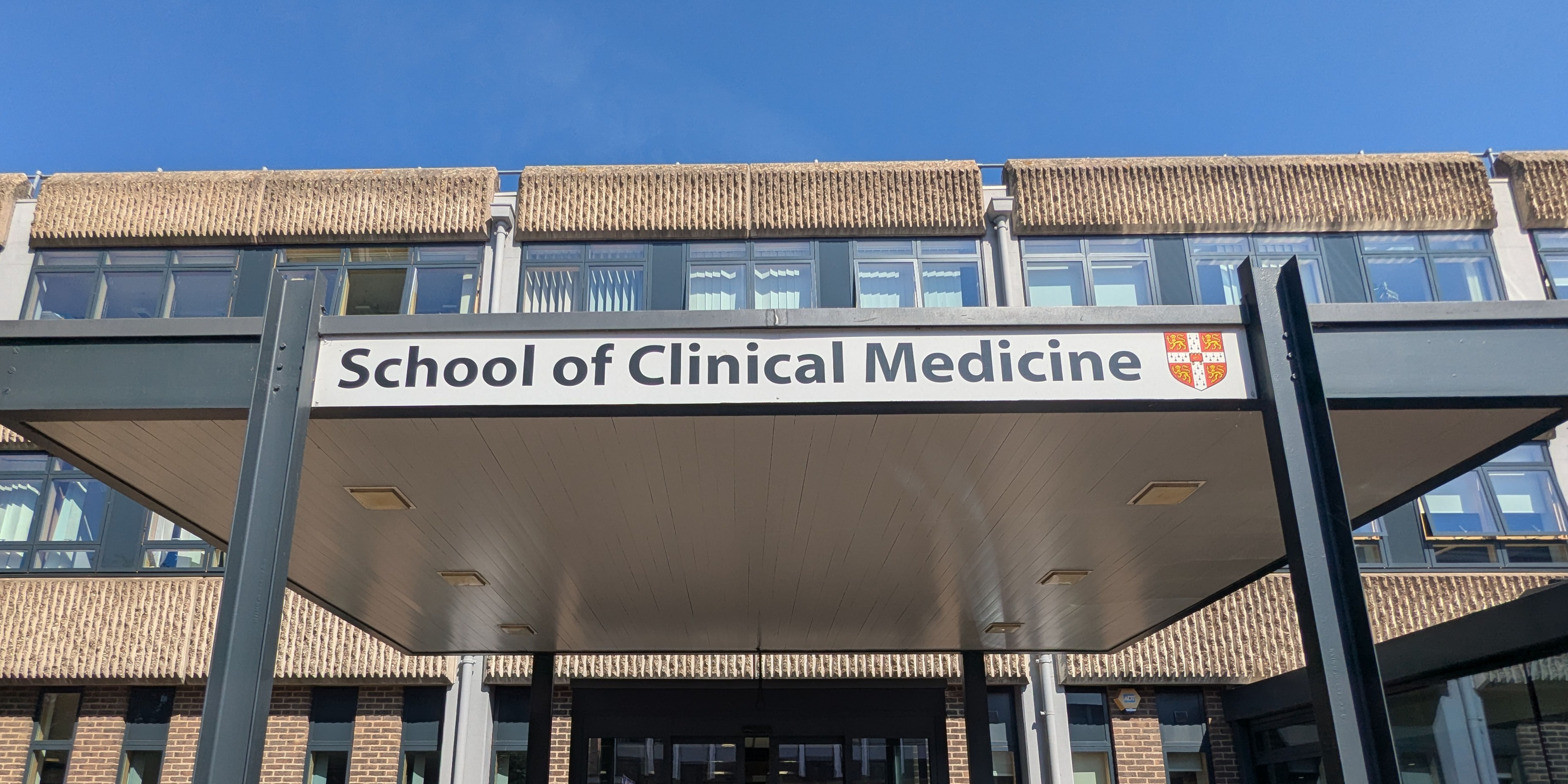 The front of the School of Clinical Medicine building.