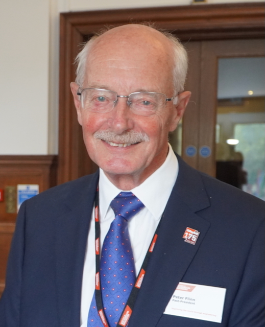 photograph of peter flinn mbe