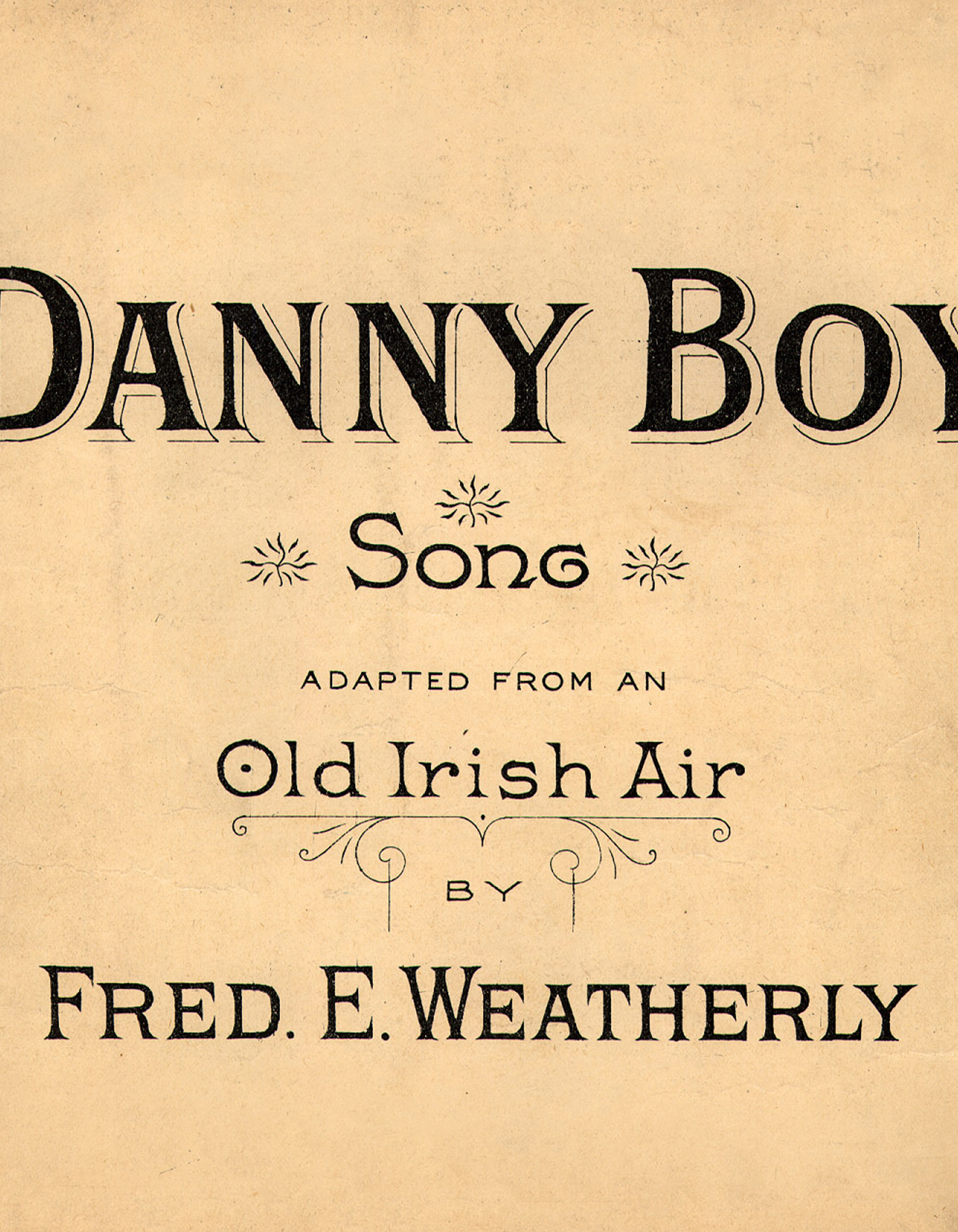 Danny Boy Sung by Thomas Spencer, 2021