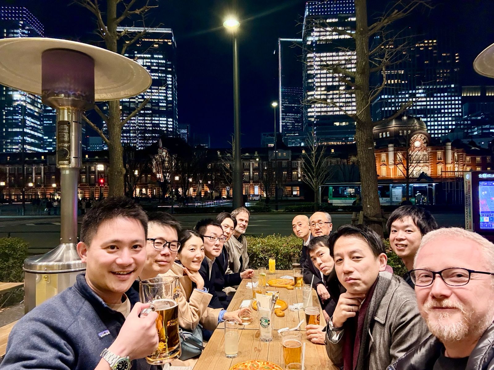 Camtrpreneurs drinking at night Tokyo