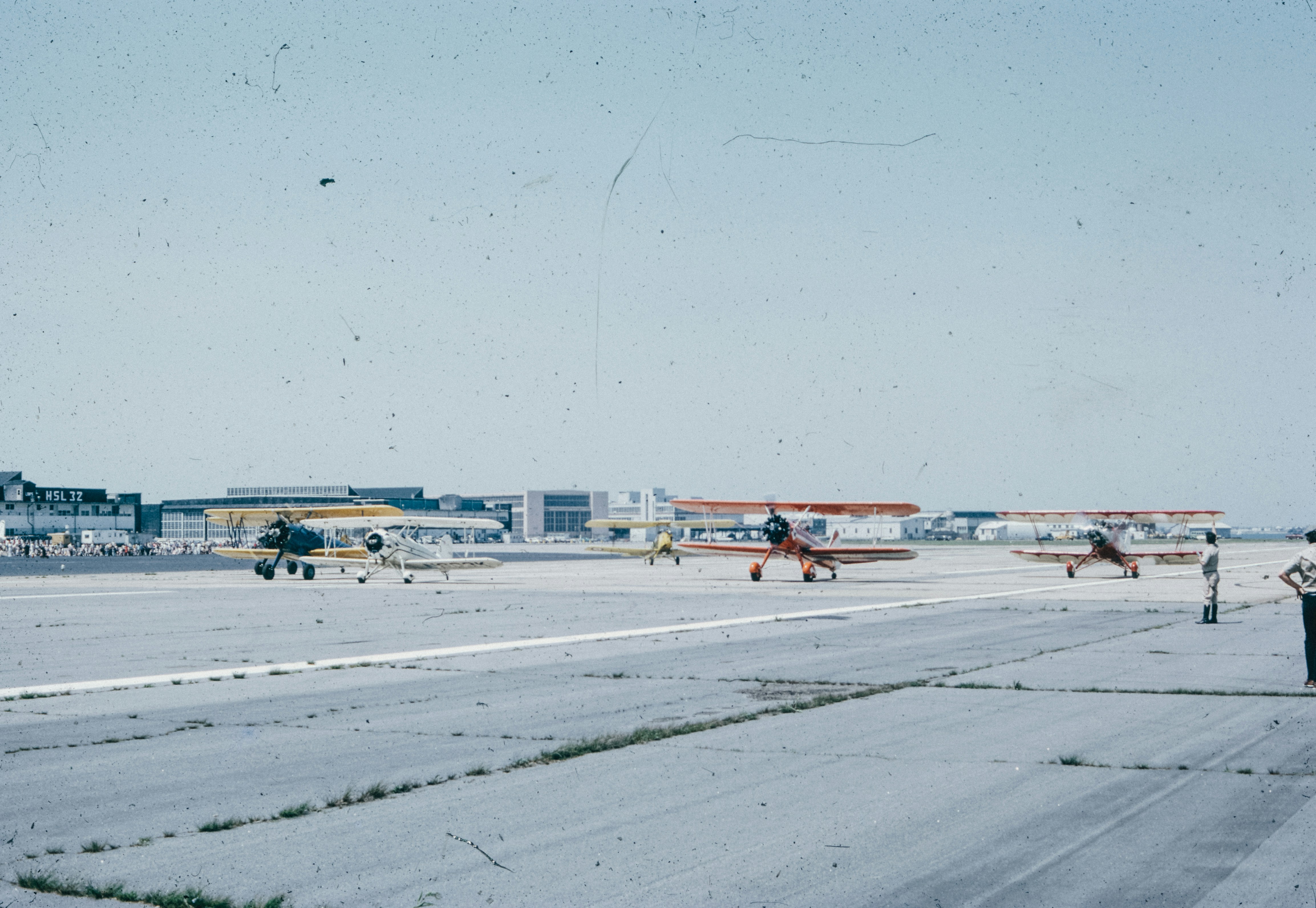 Aircraft on runway