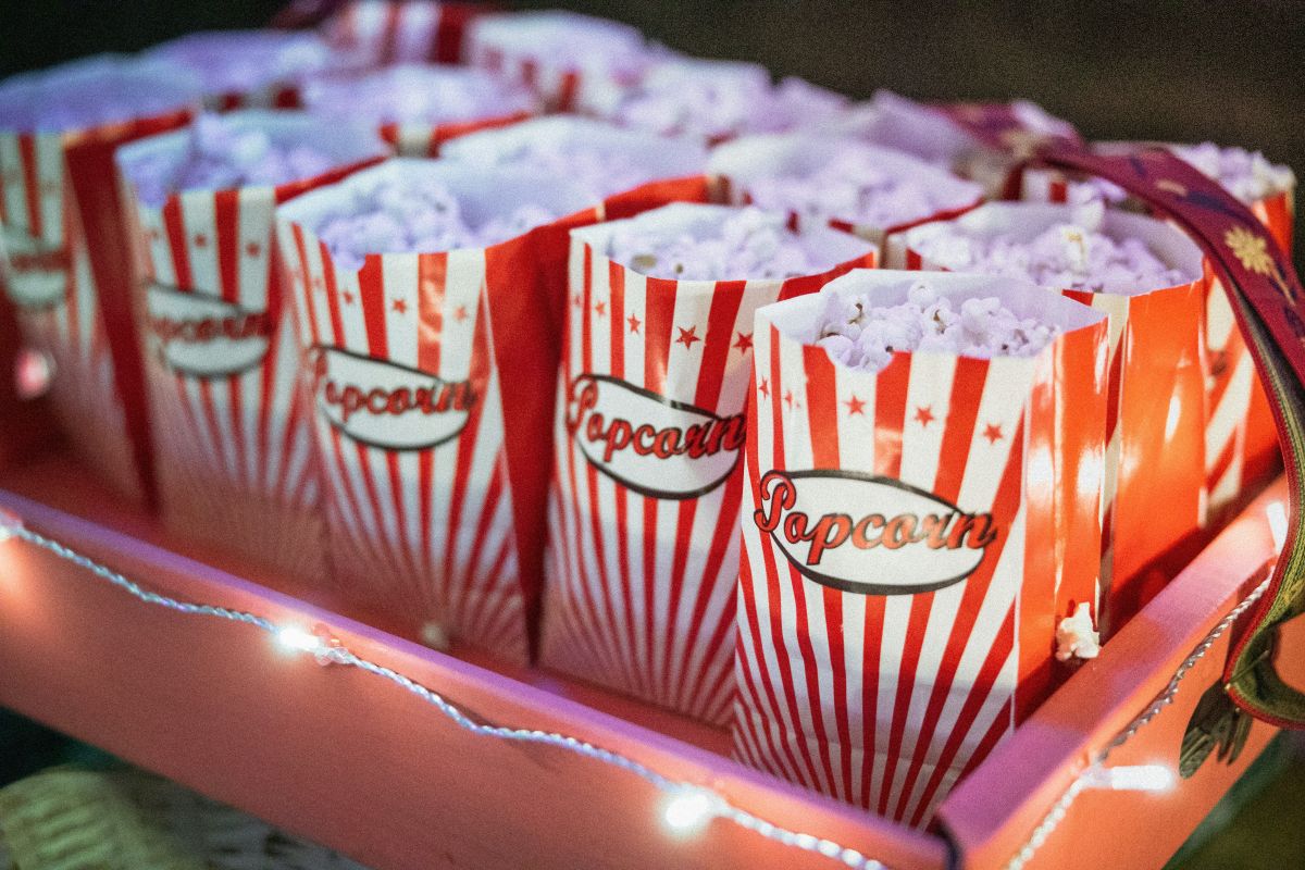 Bags of popcorn
