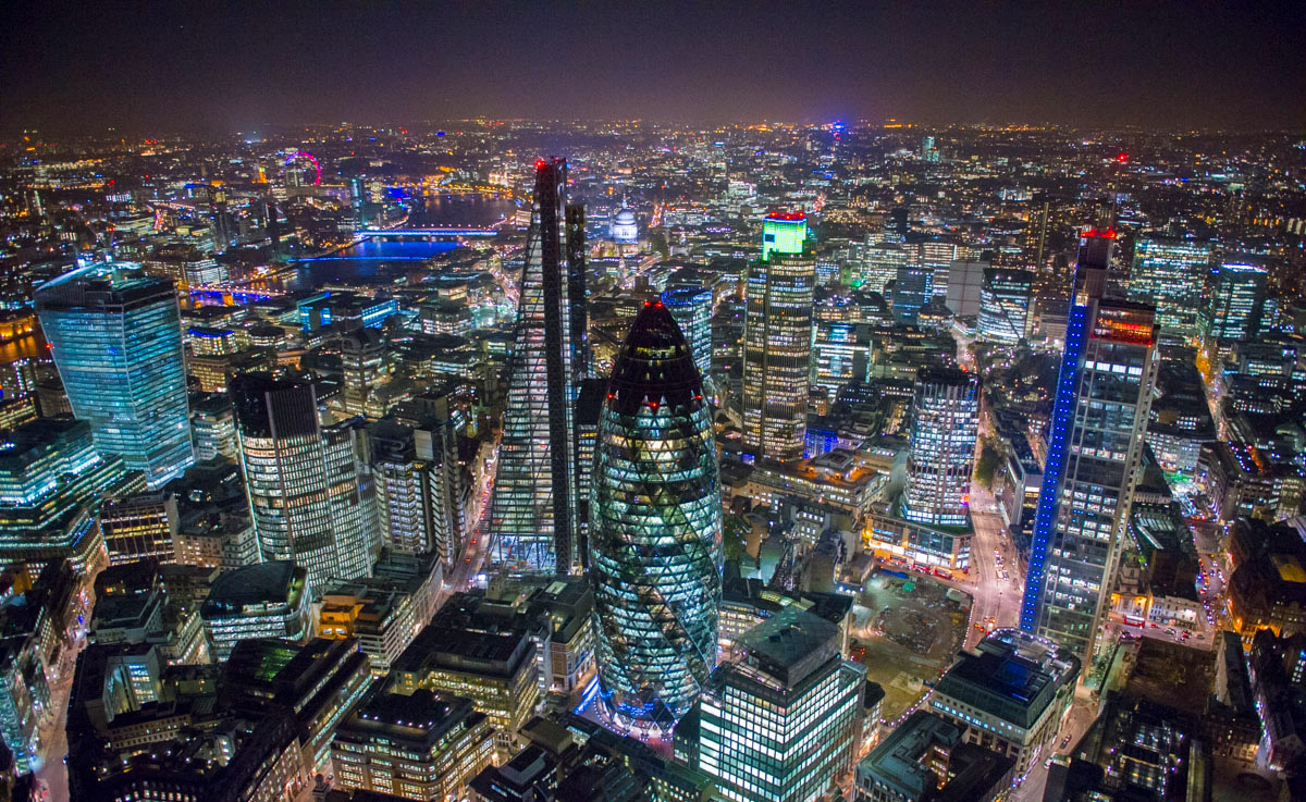 London City at night