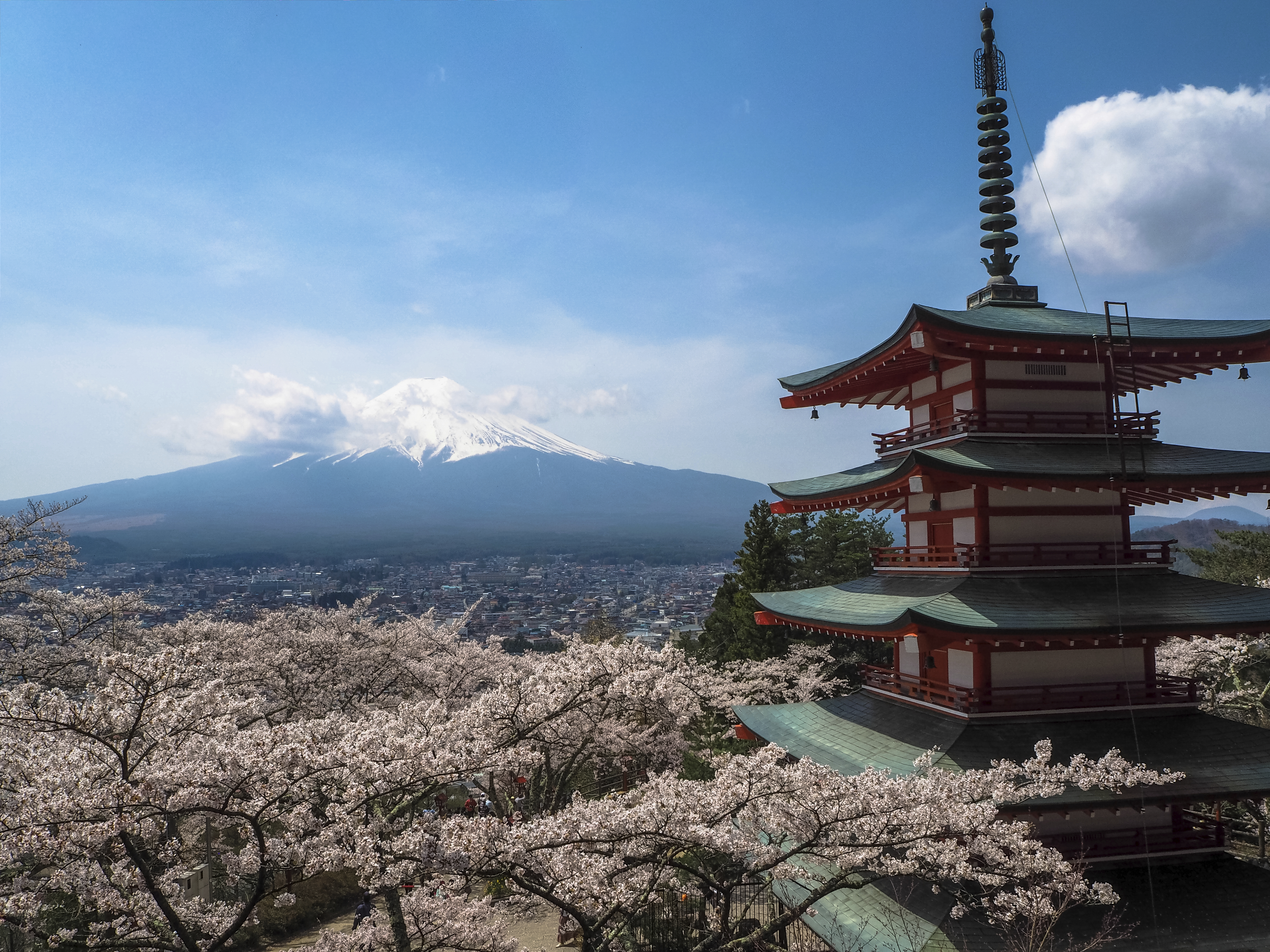 View of Japanese building