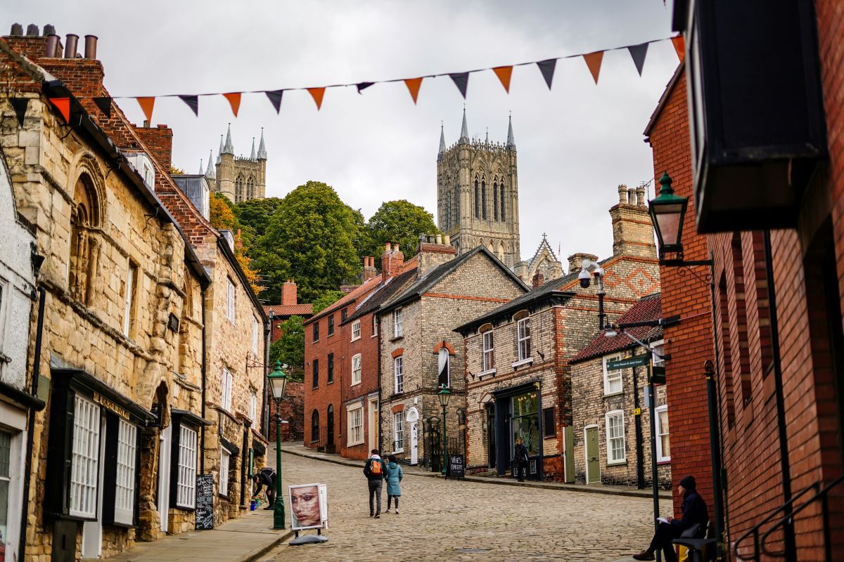 Cobbled street in Lincoln
