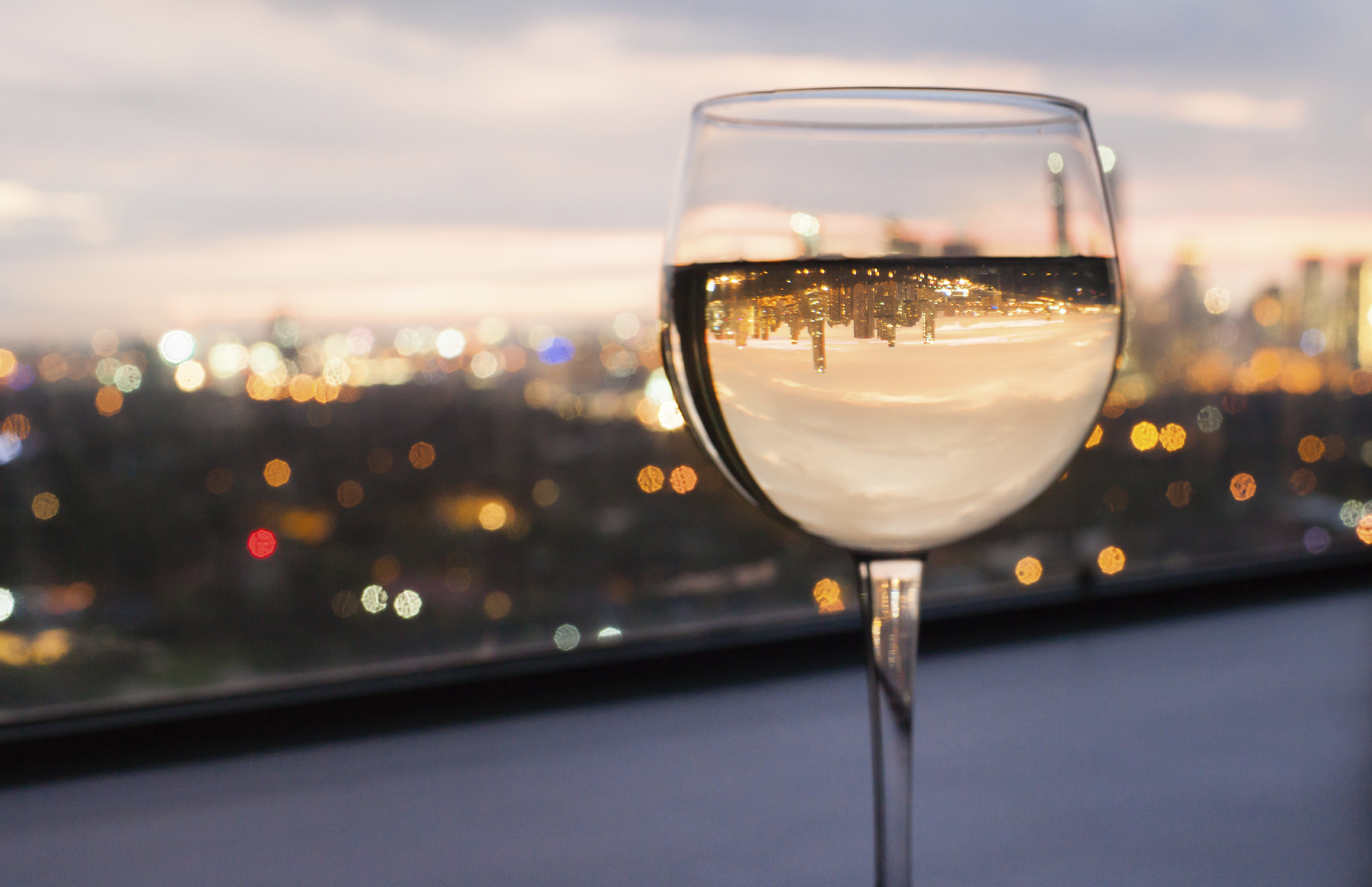 Glass of white wine