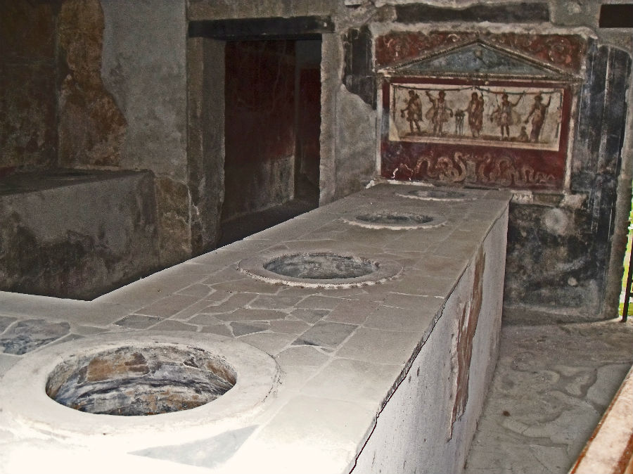 Street Bar in Pompeii