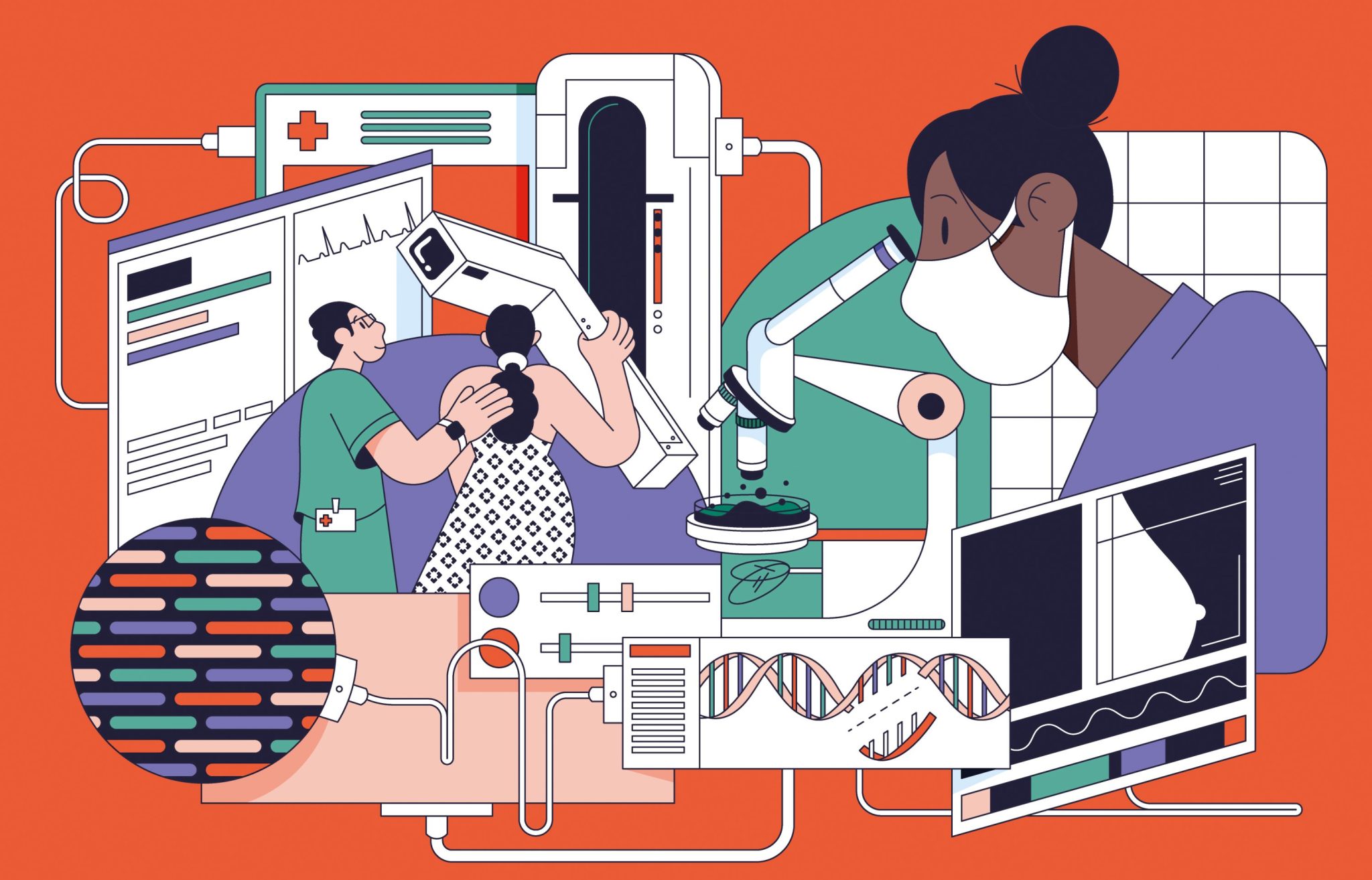 Illustration of doctors