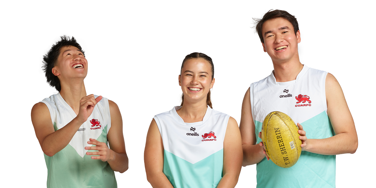 Above, left to right: Matthew Chanwai, Downing, Second year Music; Charlotte Wilson, Jesus, Second year Nat-Sci; and Benjamin Li