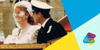 Royal couple in a horse drawn cart