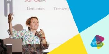 Professor Ljiljana Fruk giving a lecture