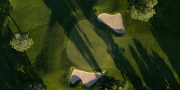 Birds Eye view of a Golf Course
