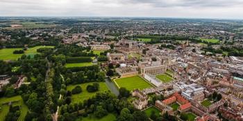 aerial view of cambridge