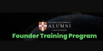 Logo of University of Cambridge and the Founder Training Programme