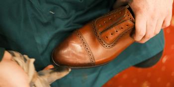 Shoe shining
