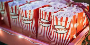 Bags of popcorn