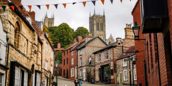 Cobbled street in Lincoln
