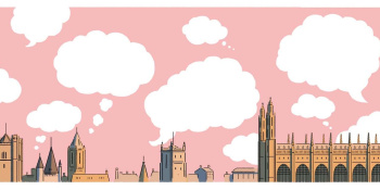 Clouds over Cambridge skyline