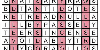 Crossword solution
