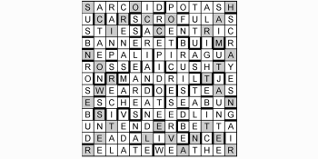 CAM105 crossword solution