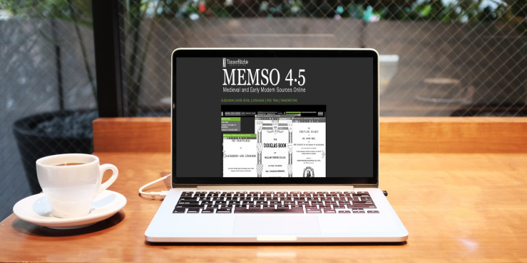 Laptop showing MEMSO Home page