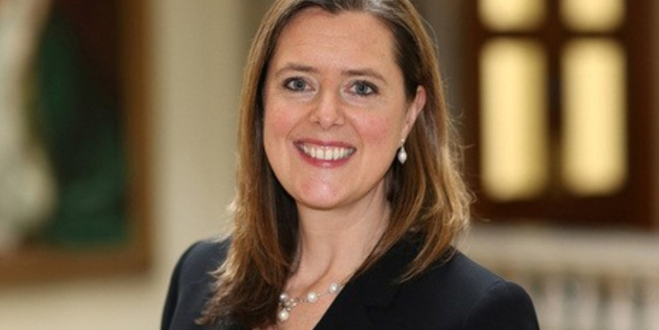portrait photograph of corin robertson, awarded a cmg in the kings birthday honours