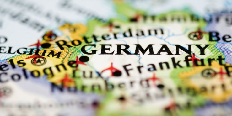 A map of Germany