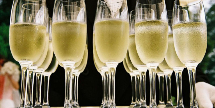 Champagne glasses