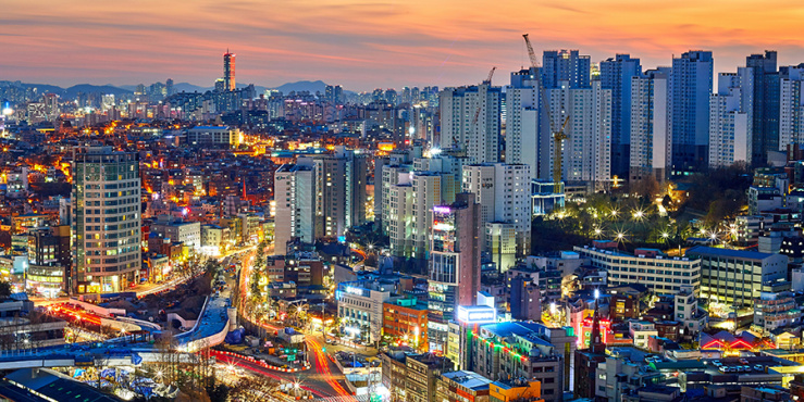 Image of Seoul at night