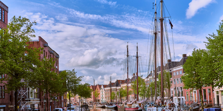 Groningen buildings and river