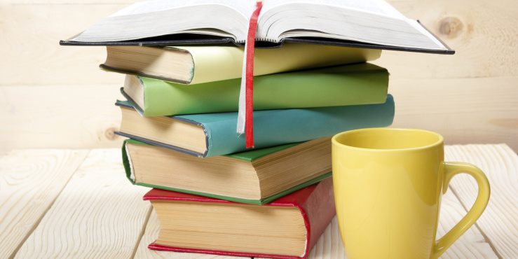 Books and coffee