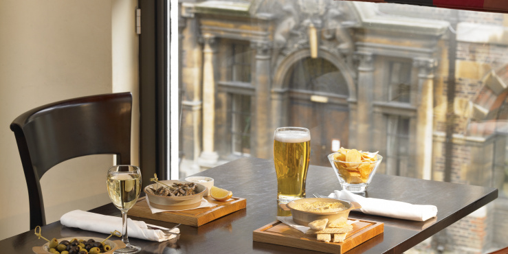 Table with drinks