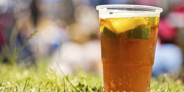 Pimms in the sun