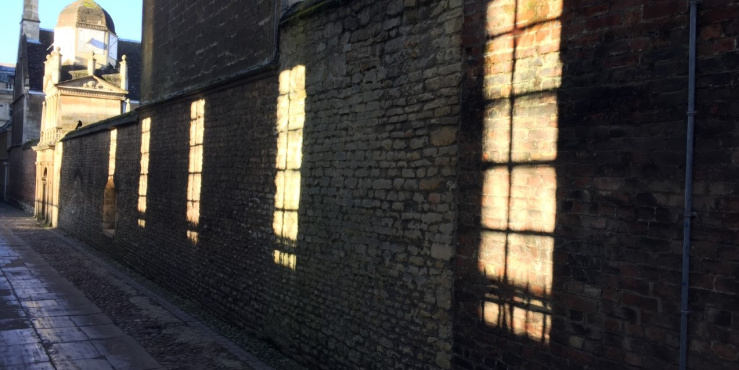 shadows in an alley