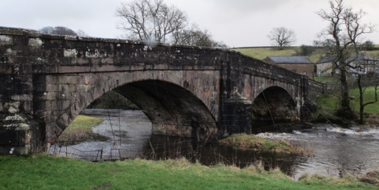Slaidburn Village river bridge