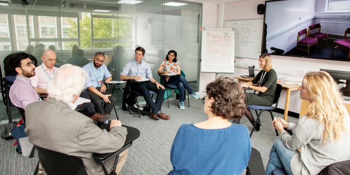 A present day Clinical Reasoning and Communication Skills group session. Image Credit: CRCS.
