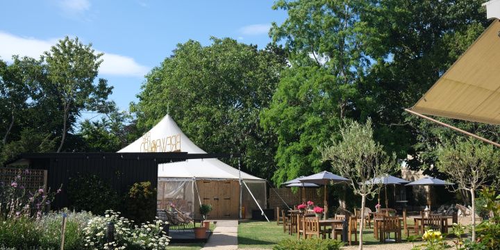 The Gonville hotels back garden