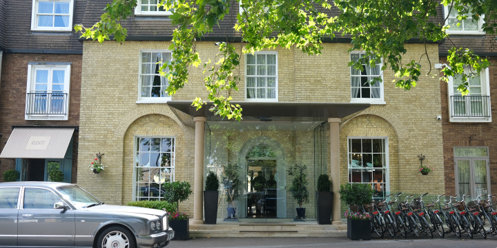 Entrance to the Gonville Hotel