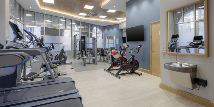 Living Well gym - full view reserved