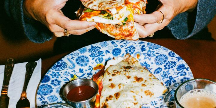 Breakfast Naan Roll