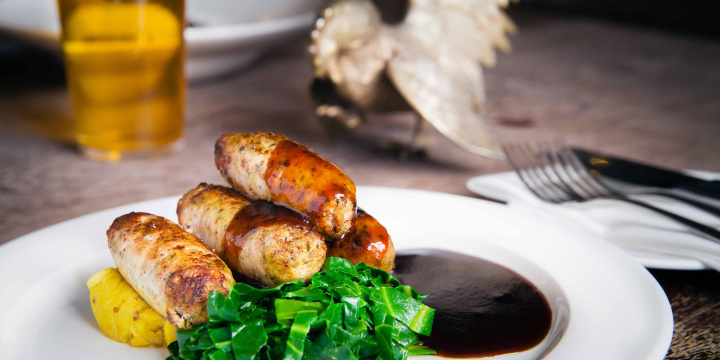 Homemade sausages