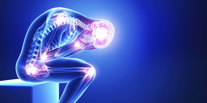 Image of human in pain
