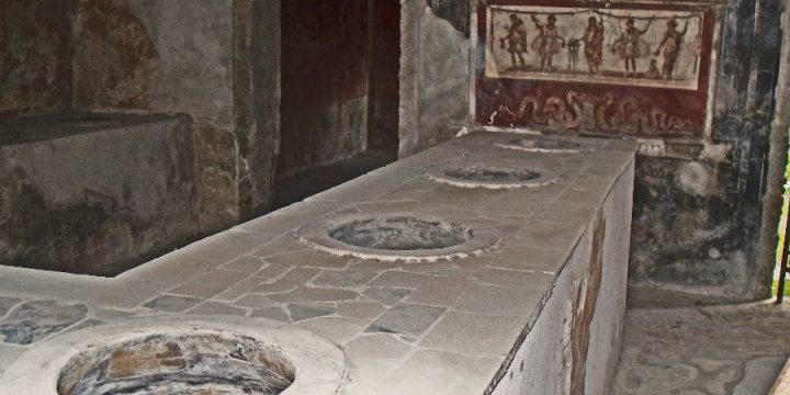 Street Bar in Pompeii