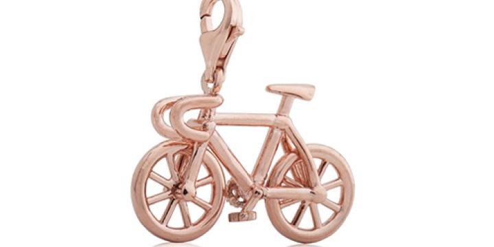 Detail of bicycle charm