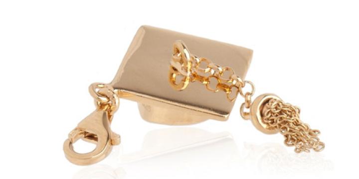 Detail of mortarboard charm