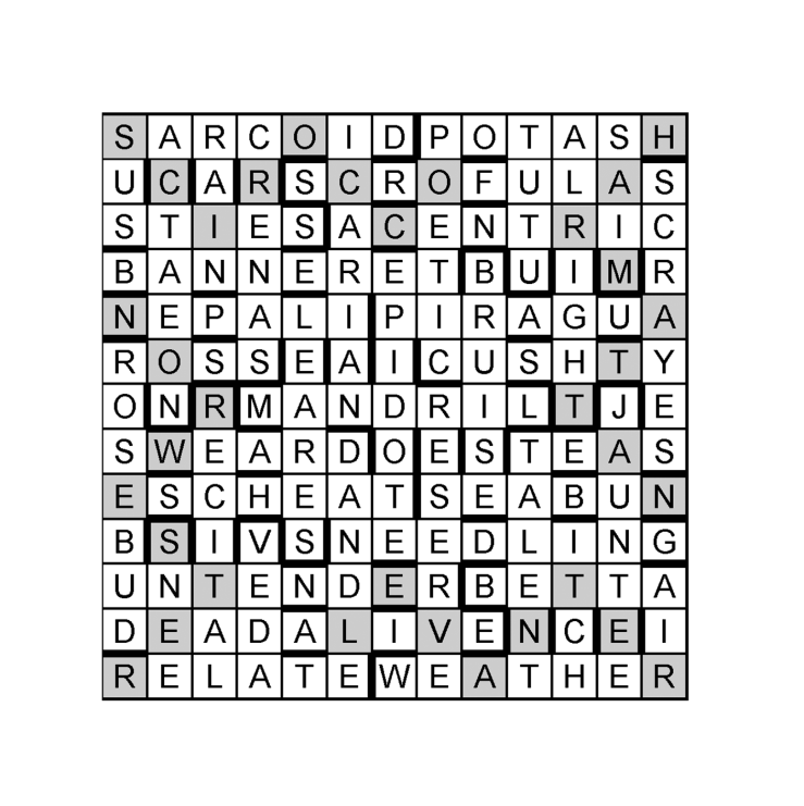 Crossword solution for CAM 105. Please contact us by email to contact@alumni.cam.ac.uk if you require this solution verbally.