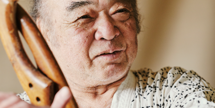 Karate master Tatsunori Matsuda is in his 70s and runs Okinawa Kenpo Nakamura Dojo. He has practised karate since he was eight y