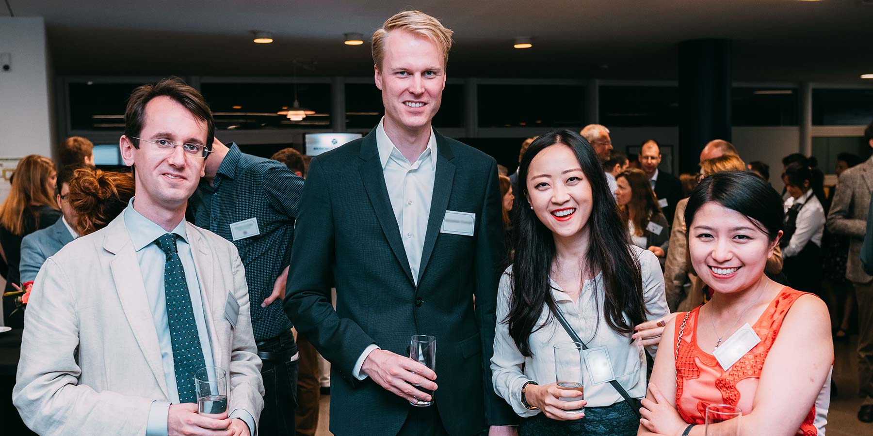 Alumni and guests at an event